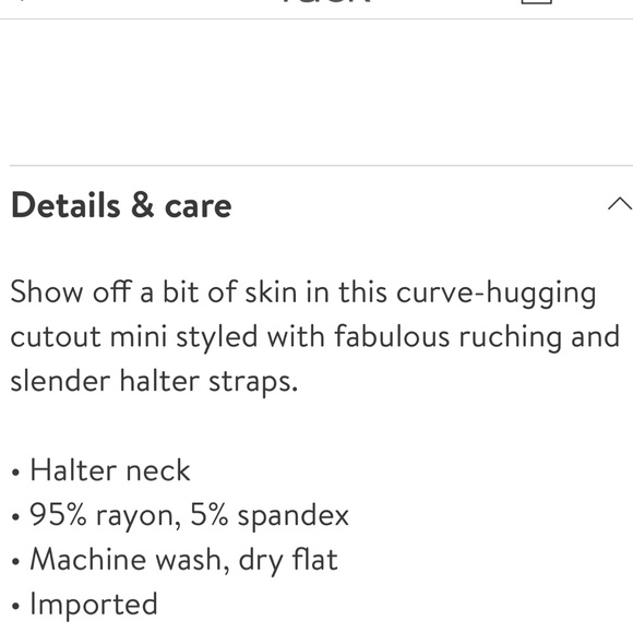 BP Nordstrom Nights Out Cut Out Halter Mini Dress NWT - Picture 12 of 12